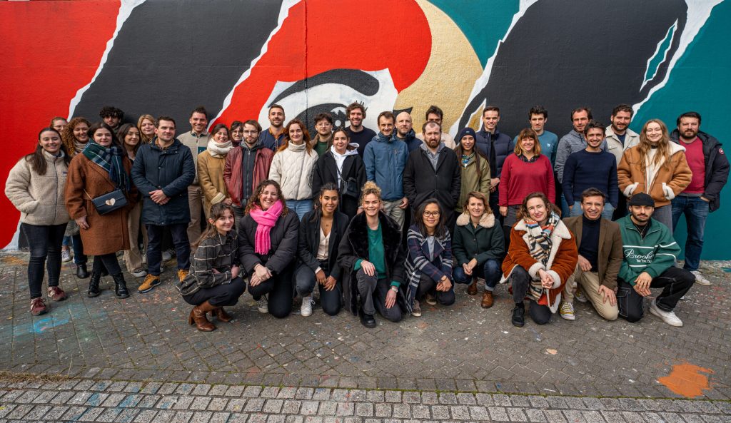 Photo de groupe des start-up de la pépinière